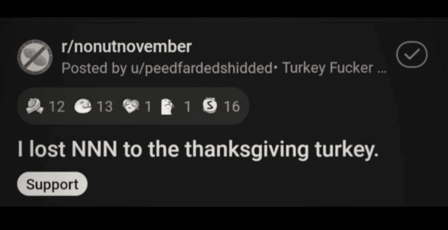 No Nut November Hall of Fame